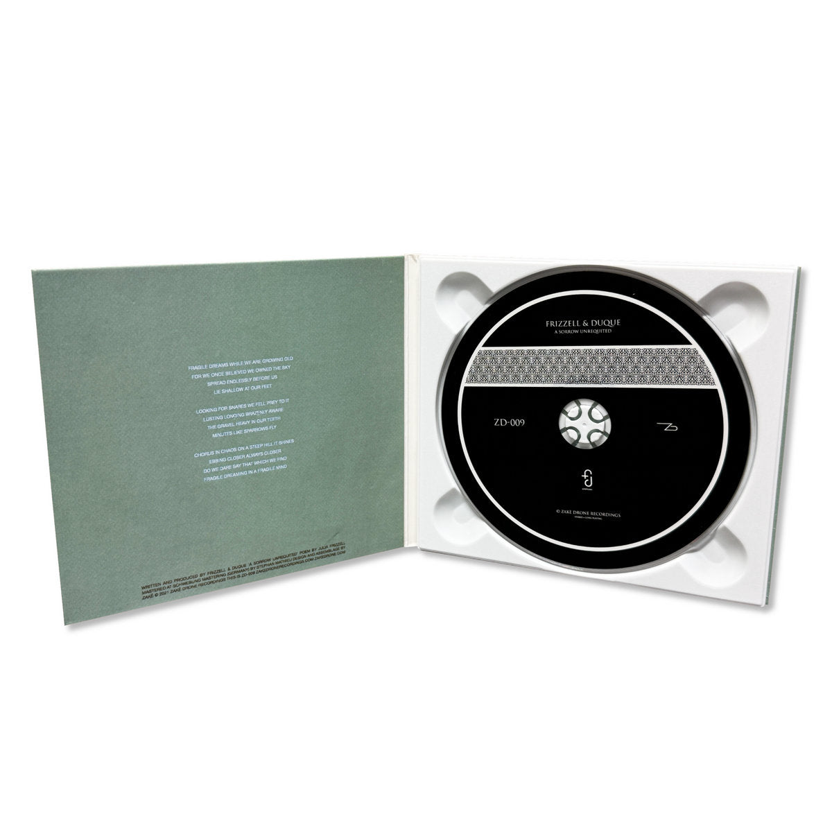zakè & City of Dawn 'Frizzell & Duque: A Sorrow Unrequited' [CD]