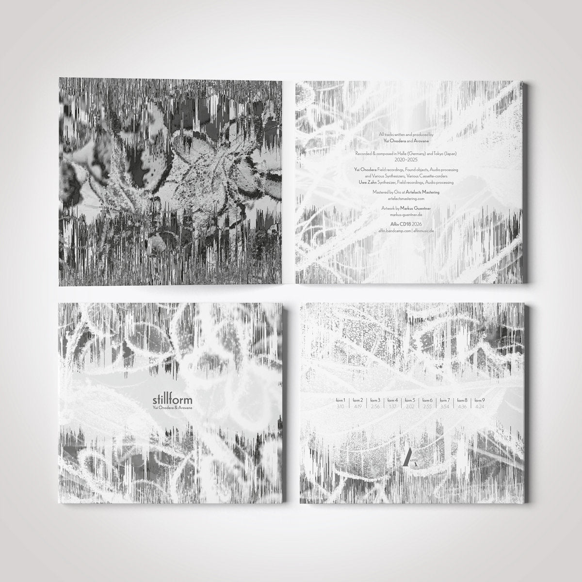 Yui Onodera & Arovane 'Stillform' [CD]