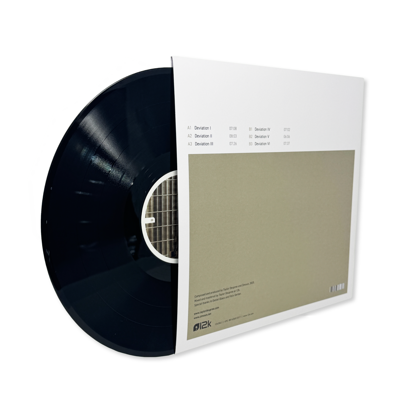 Taylor Deupree & Zimoun 'Wind Dynamic Organ, Deviations' [LP]