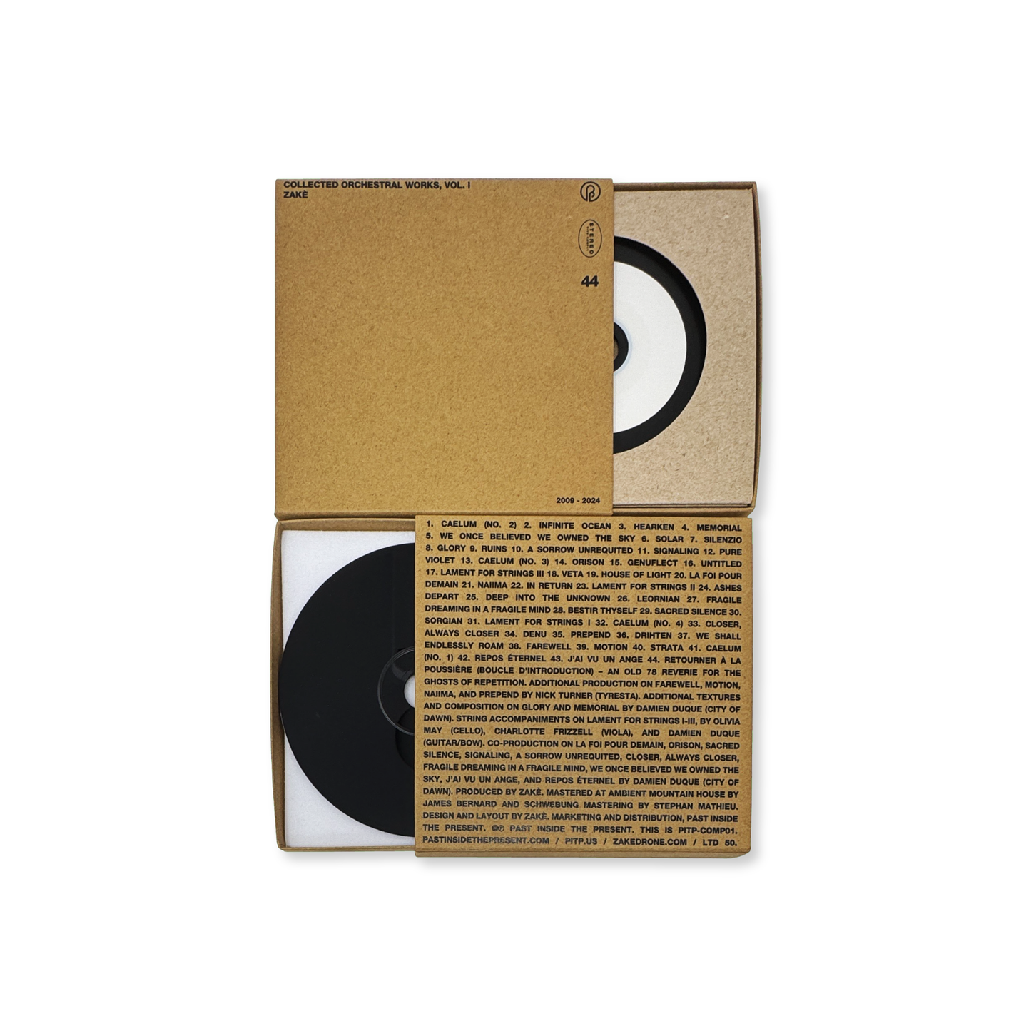 zakè 'Collected Orchestral Works, Vol. I' [5xCD Boxset]