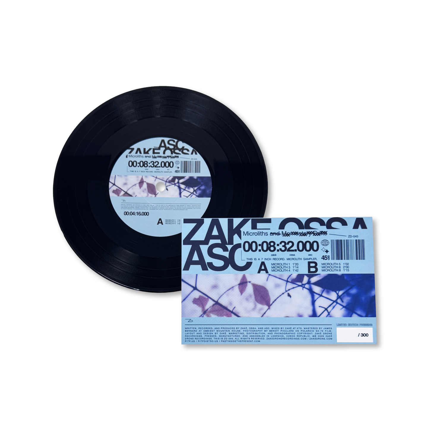 zakè, Ossa, ASC 'Microliths and Momentary Drifts' [CD+7"]