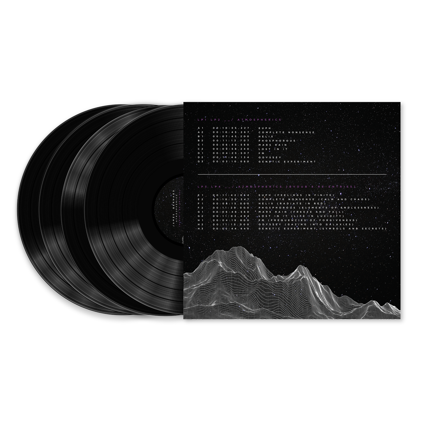 James Bernard f. bvdub 'Atmospherics' [4xLP Set]
