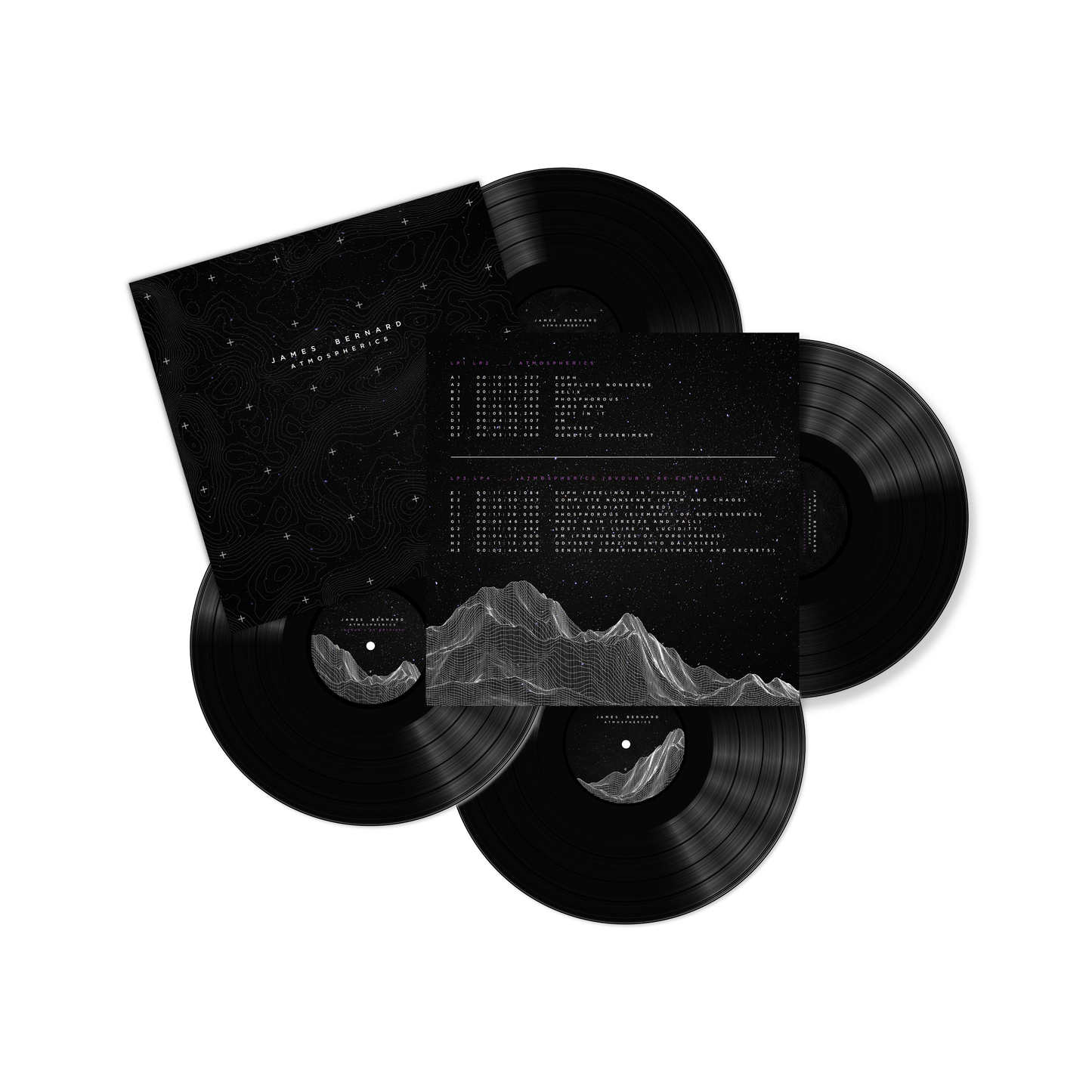 James Bernard f. bvdub 'Atmospherics' [4xLP Set]
