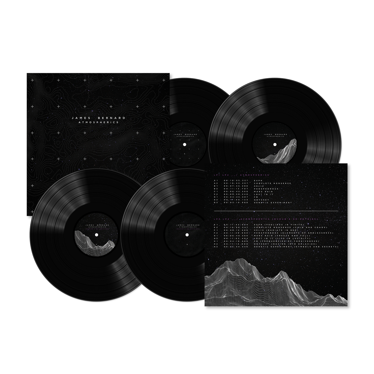 James Bernard f. bvdub 'Atmospherics' [4xLP Set]