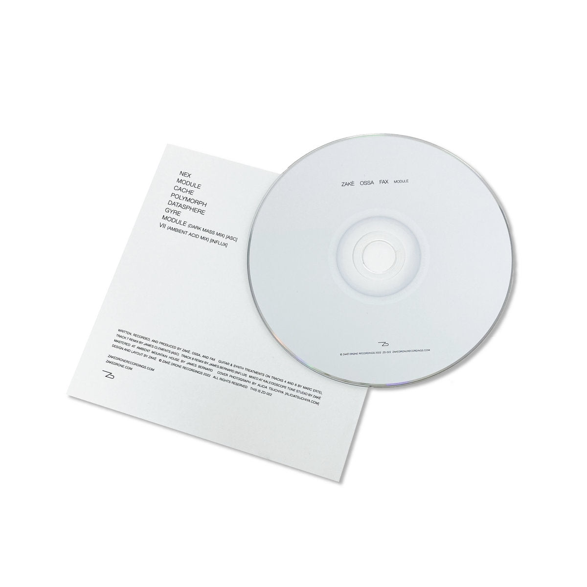 zakè, Ossa, Fax 'Module' [CD]