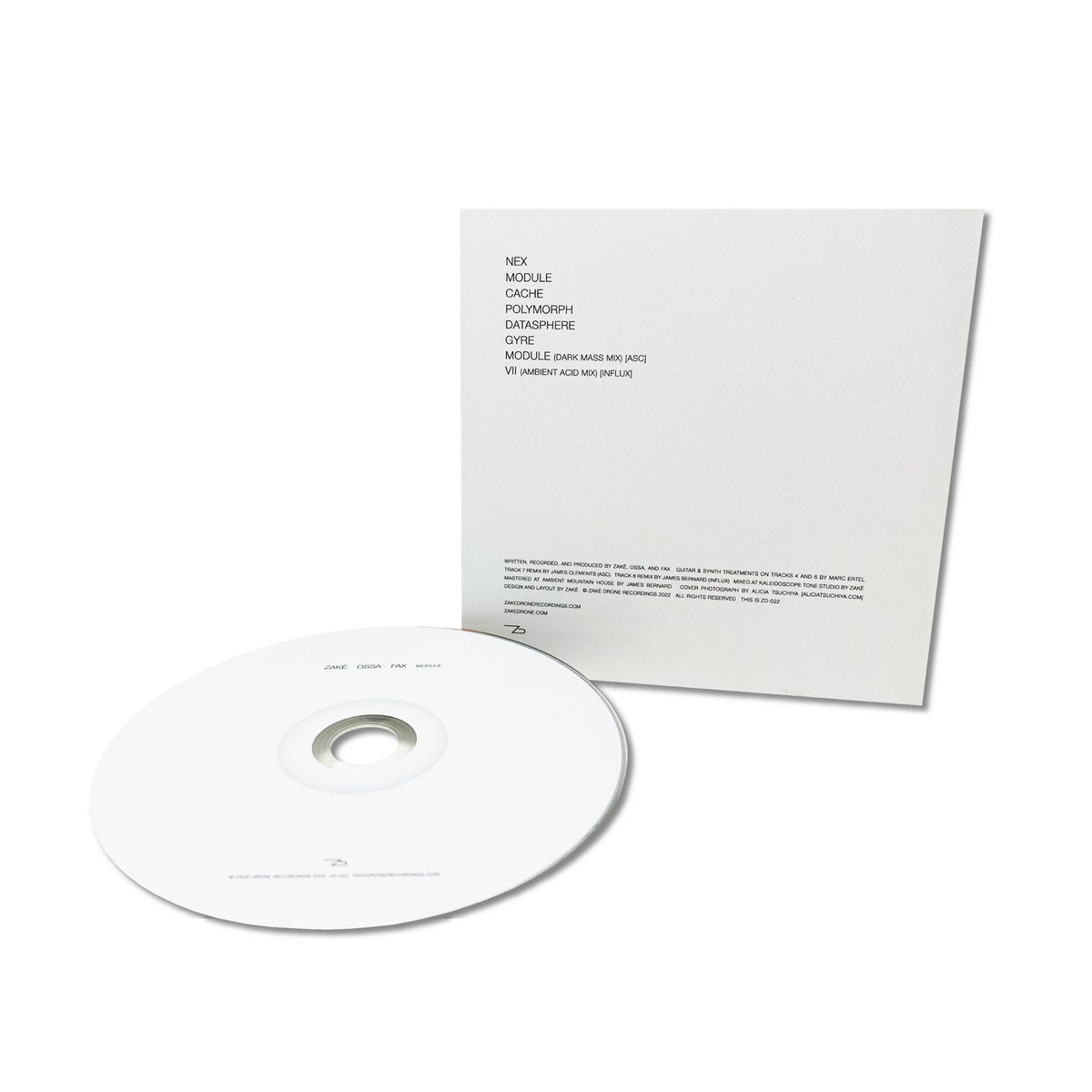 zakè, Ossa, Fax 'Module' [CD]