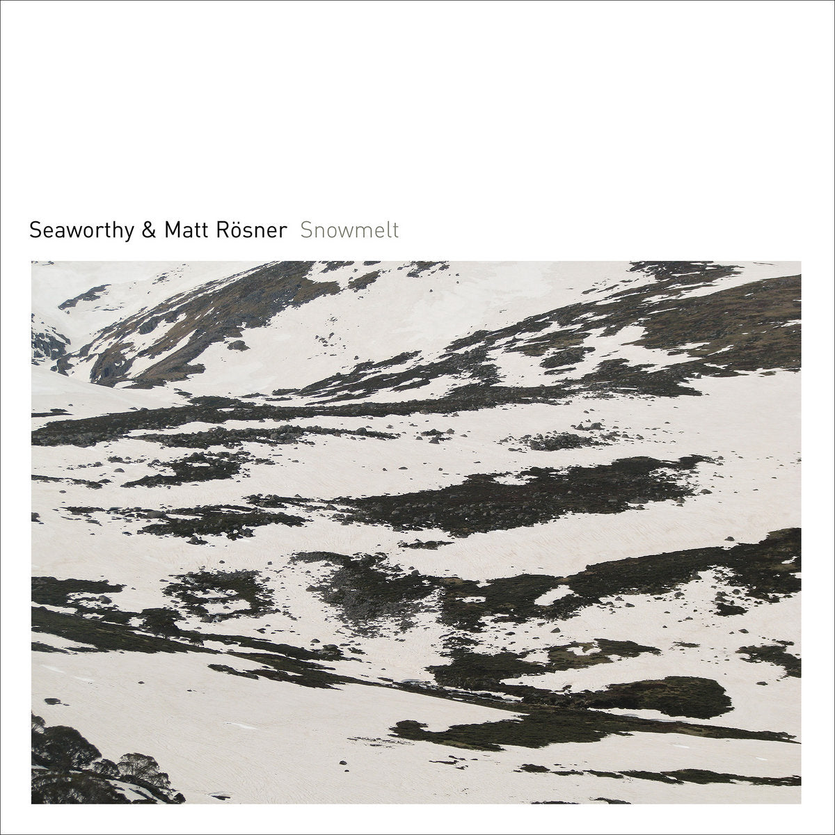 Seaworthy & Matt Rösner 'Snowmelt' [LP]