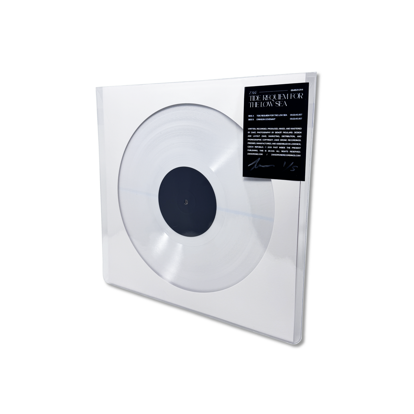 zakè 'Tide Requiem for the Low Sea' [Picture Disc LP, Test Press]