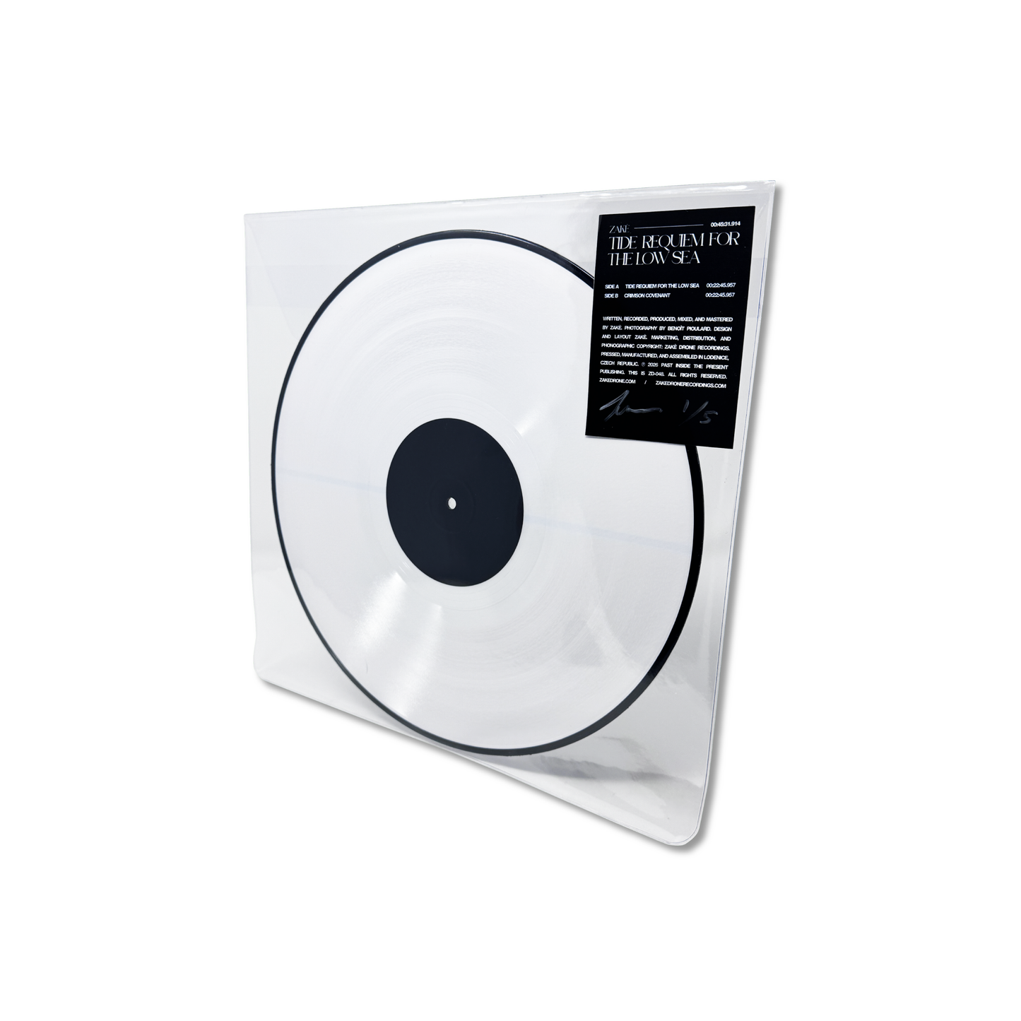 zakè 'Tide Requiem for the Low Sea' [Picture Disc LP, Test Press]