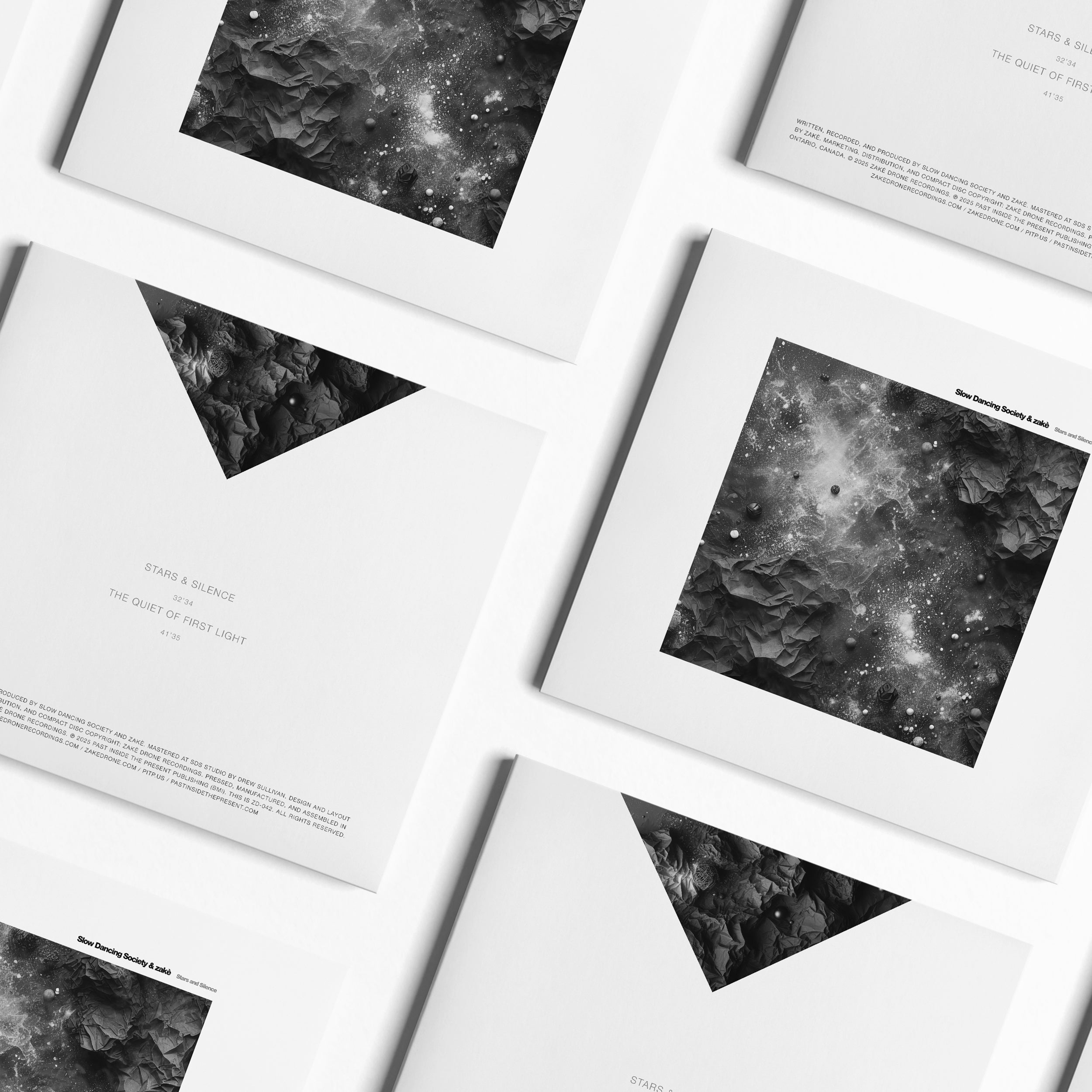 slow dancing シングルCD Slow Dancing Society & zakè 'Stars & Silence' [CD] – Past