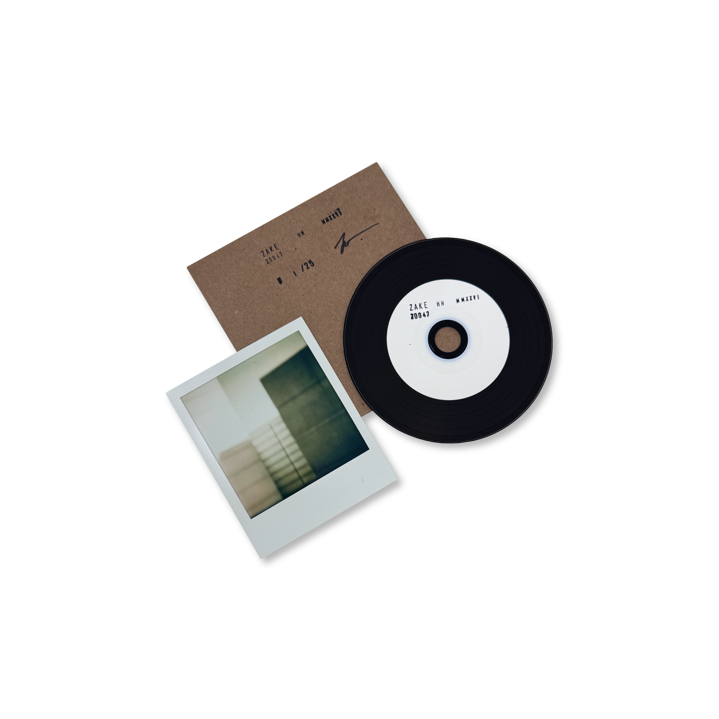 zakè 'HH' [CD] (signed, hand-assembled CD + unique Polaroid [ltd. to 25])