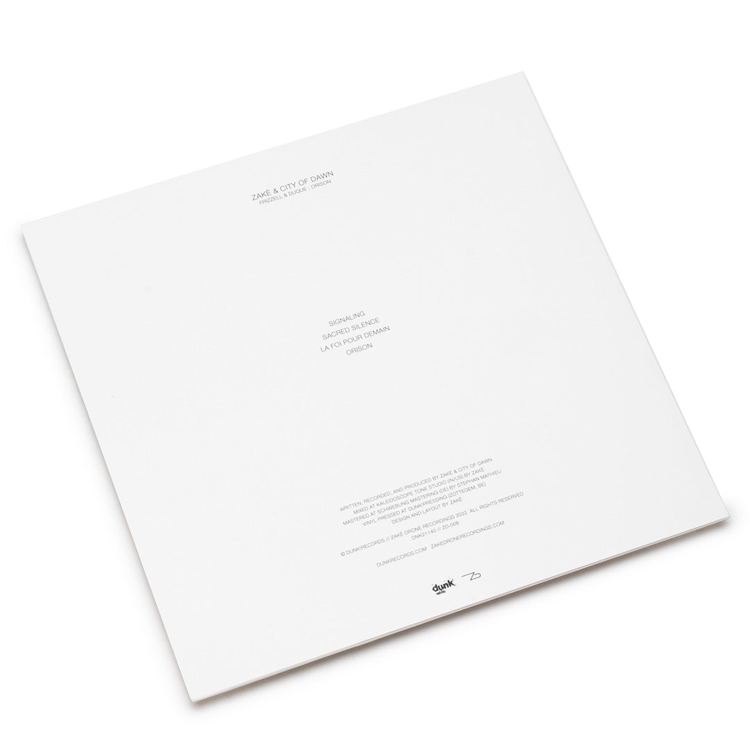zakè & City of Dawn 'Orison' [LP, EU Edition]