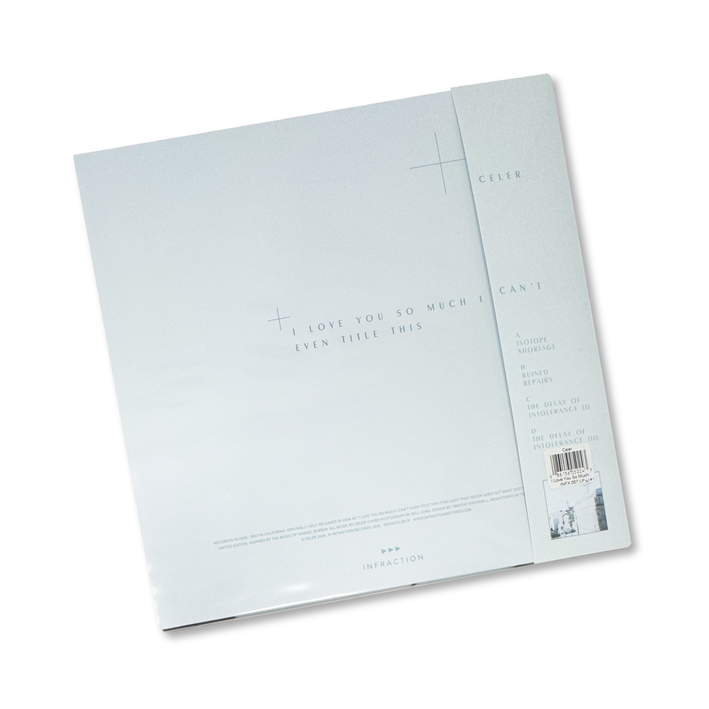 Celer 'I Love You So Much I Can't Even Title This' [2LP]