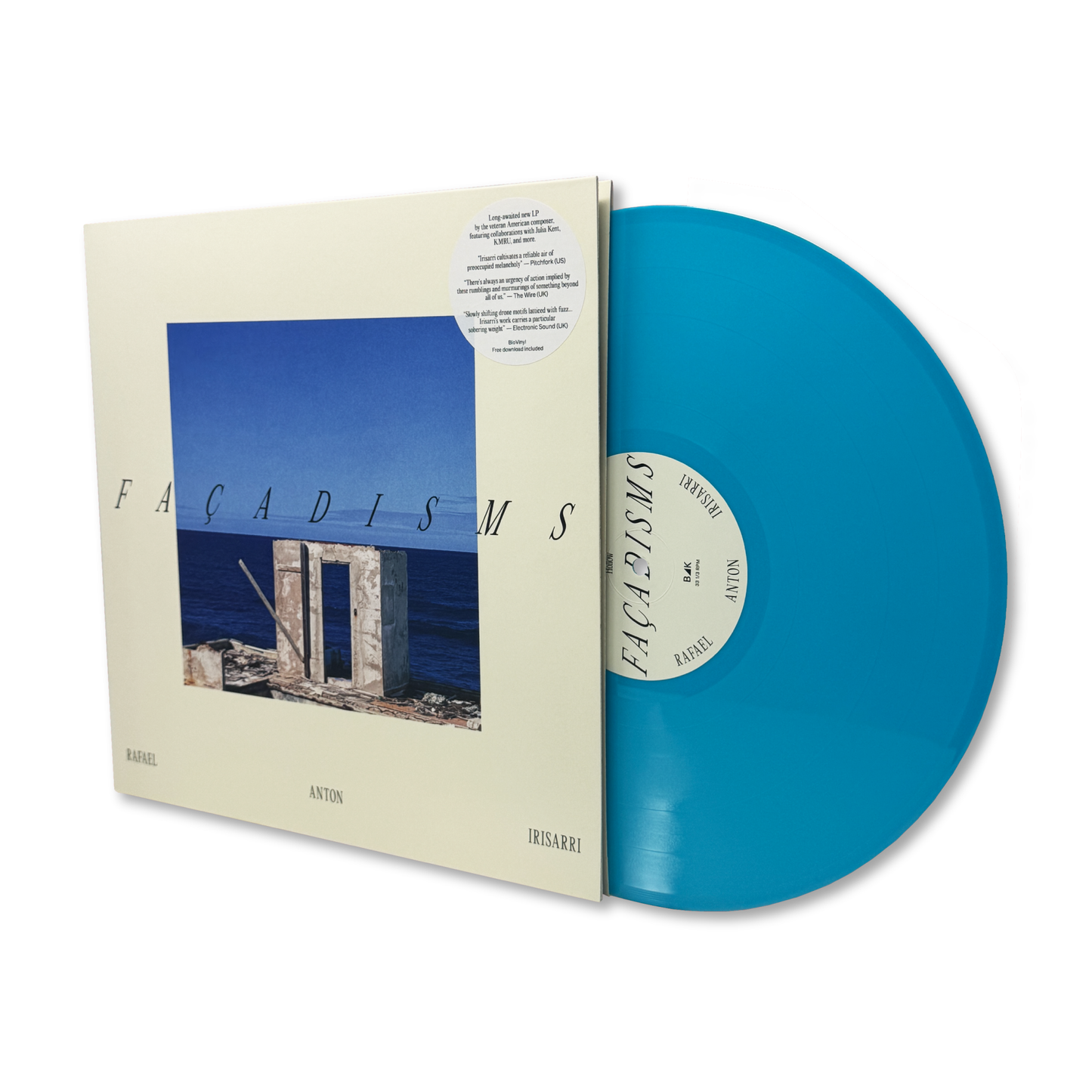 Rafael Anton Irisarri 'FAÇADISMS' [LP] (SIGNED COPY)