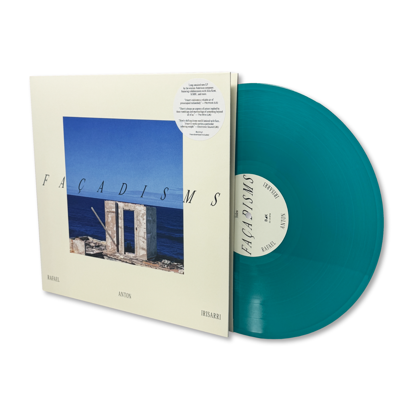 Rafael Anton Irisarri 'FAÇADISMS' [LP] (SIGNED COPY)