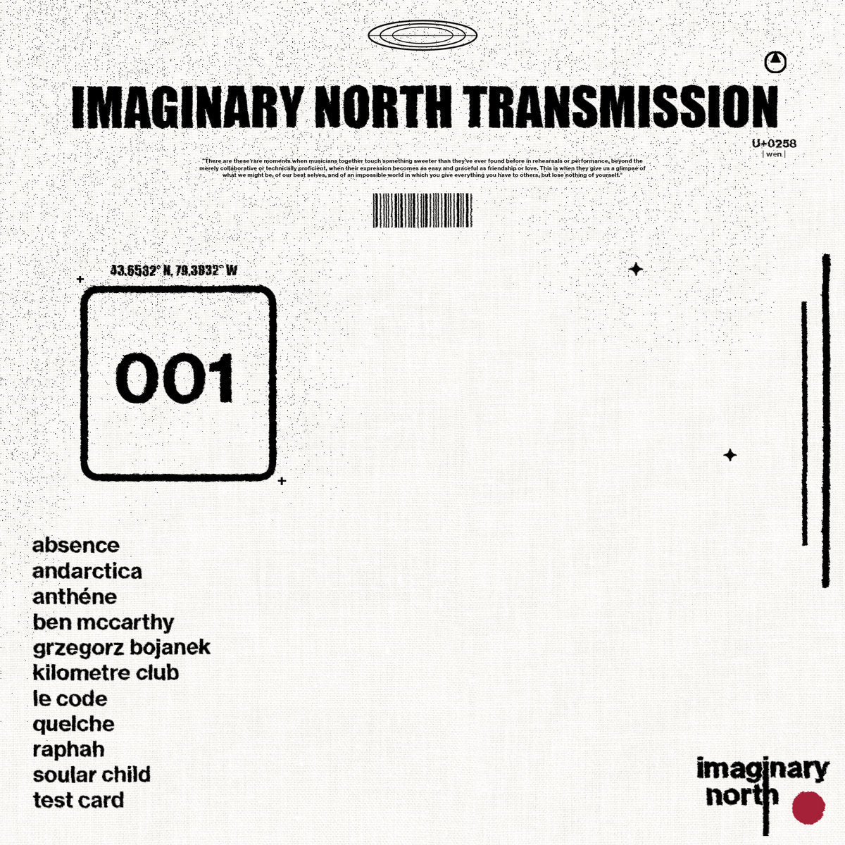 Various Artists 'Imaginary North Transmission 001' [CS]