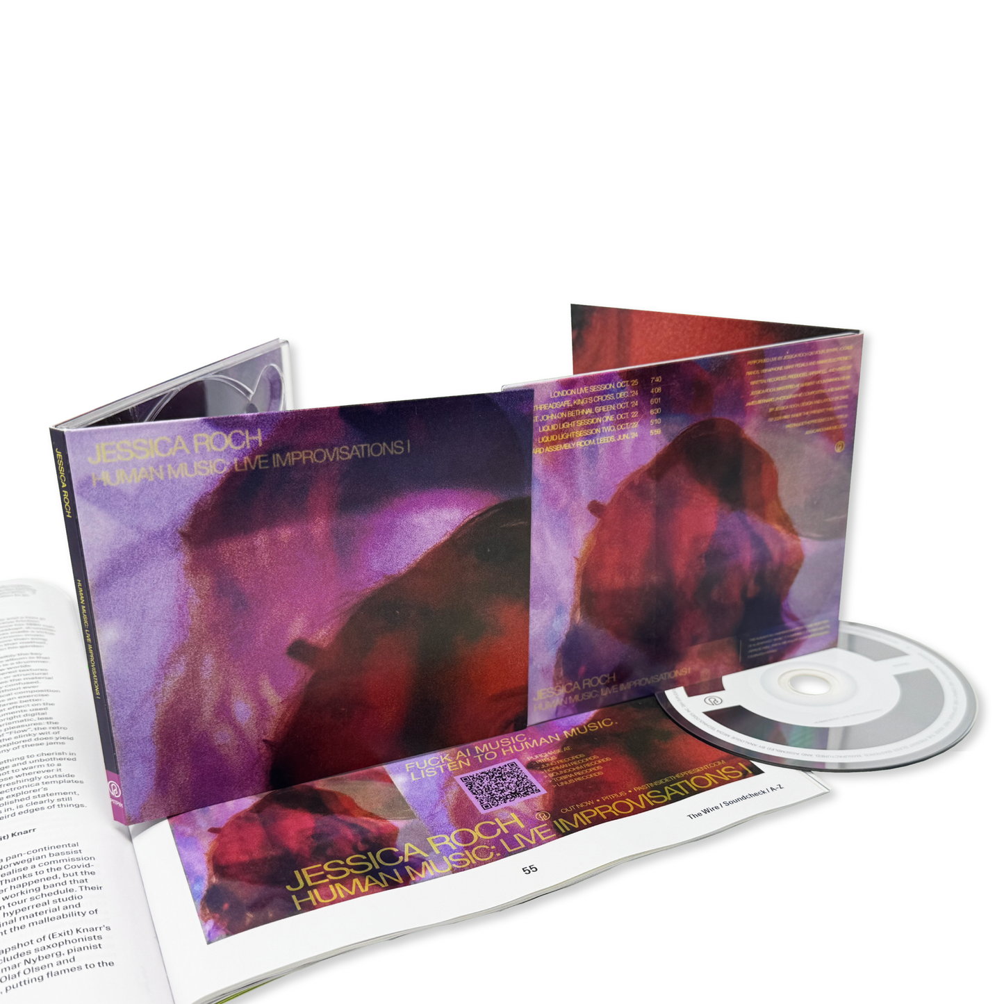 Jessica Roch 'Human Music: Live Improvisations I' [CD]