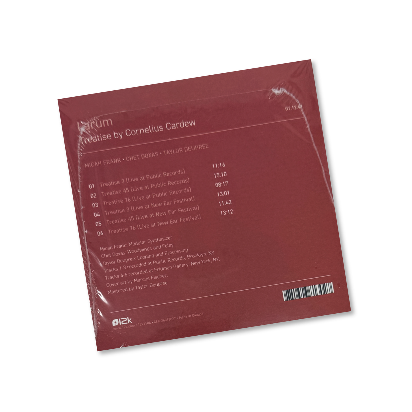 Larum 'Treatise by Cornelius Cardew' [CD]