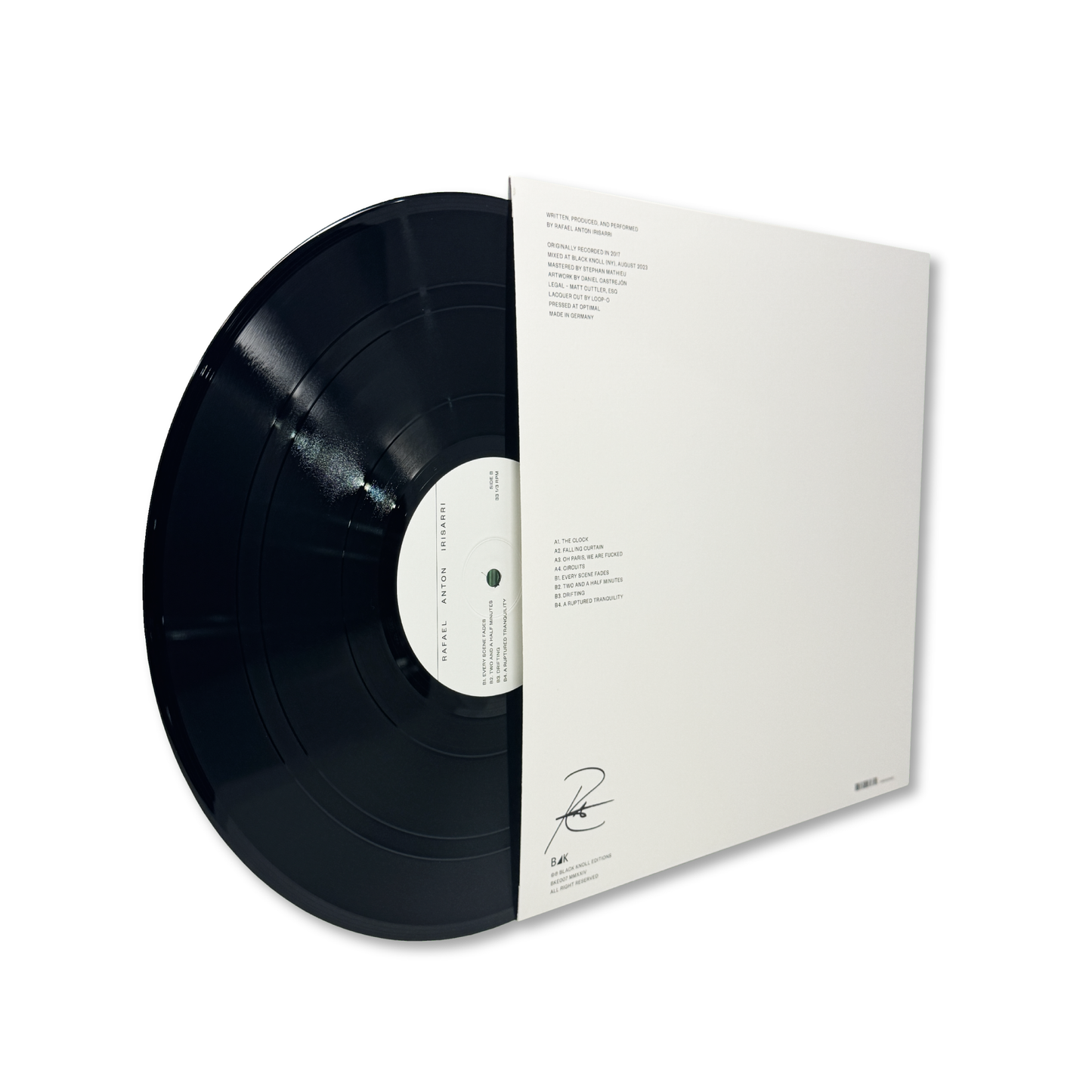 Rafael Anton Irisarri 'Midnight Colours' [LP] (SIGNED COPY)