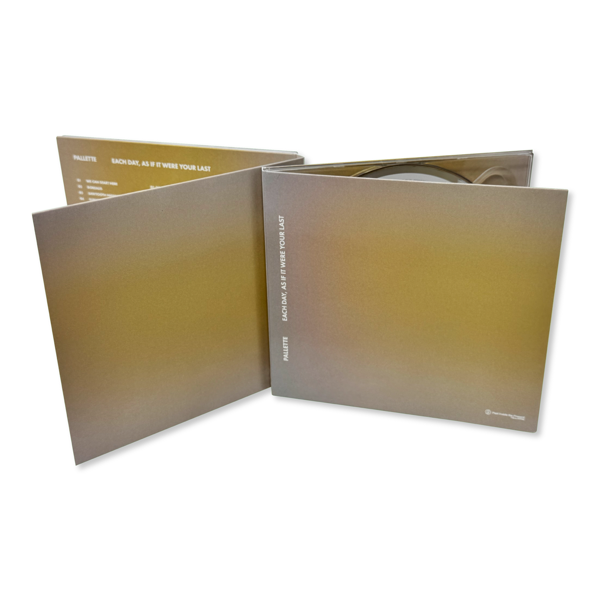Pallette 'Each Day, as if It Were Your Last' [CD]