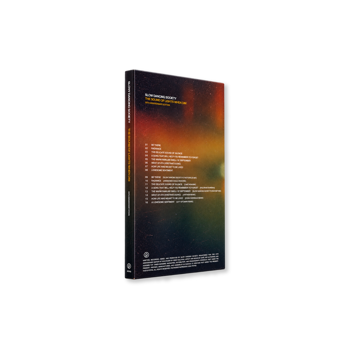 Slow Dancing Society 'The Sound of Lights When Dim [20th Anniversary Edition]' [Deluxe Longbox Set]