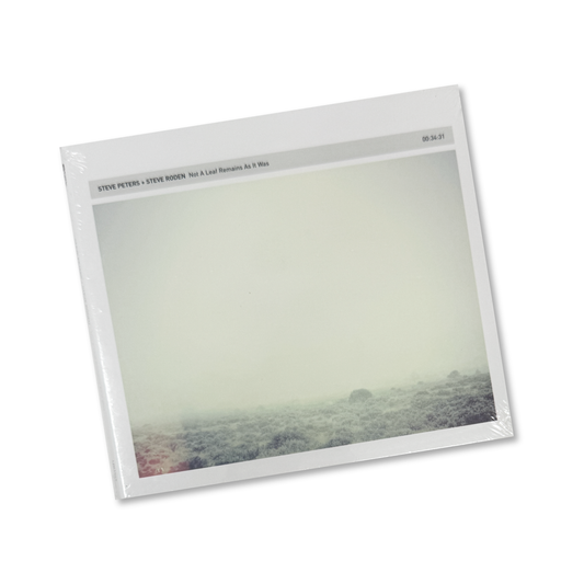 Steve Peters & Steve Roden 'Not A Leaf Remains As It Was' [CD]
