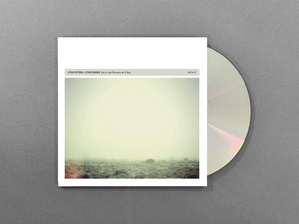 Steve Peters & Steve Roden 'Not A Leaf Remains As It Was' [CD]