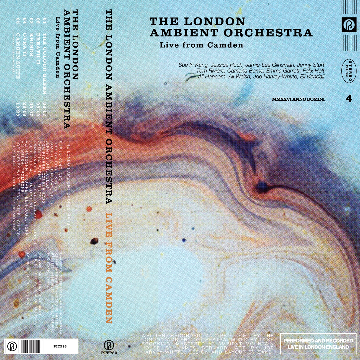 The London Ambient Orchestra 'Live from Camden' [CD/Cassette/Digital]