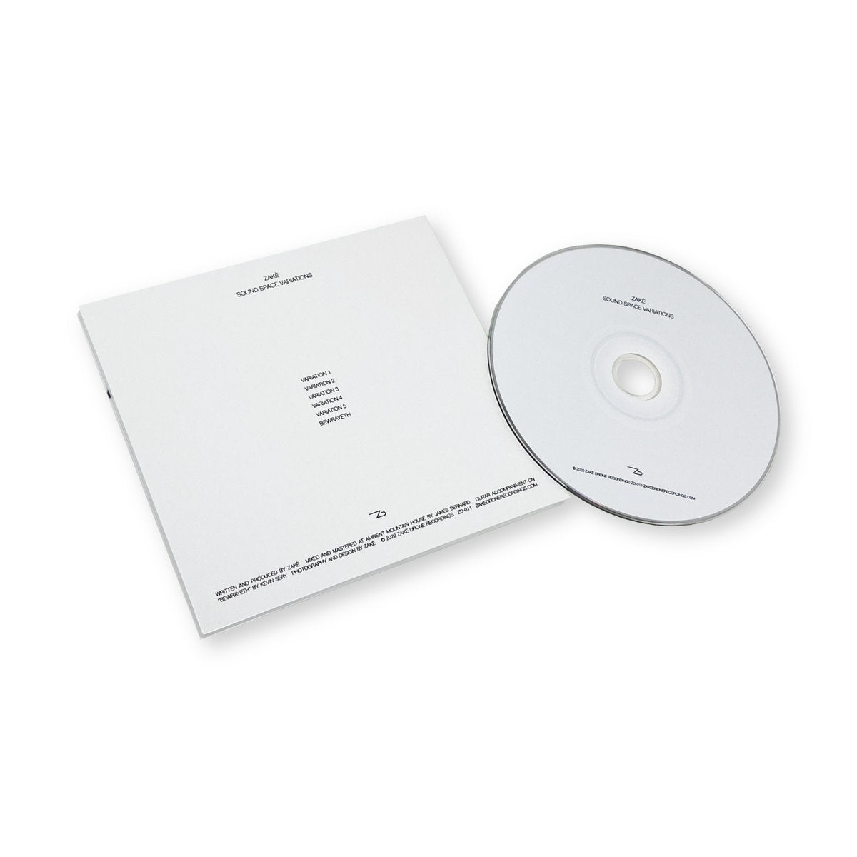 zakè 'Sound Space Variations' [CD]