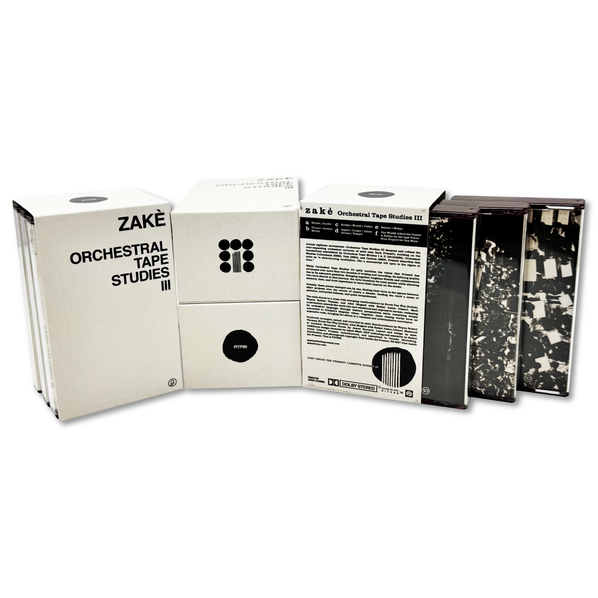 zakè 'Orchestral Tape Studies III' [3xCassette Boxset]