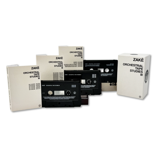 zakè 'Orchestral Tape Studies III' [3xCassette Boxset]