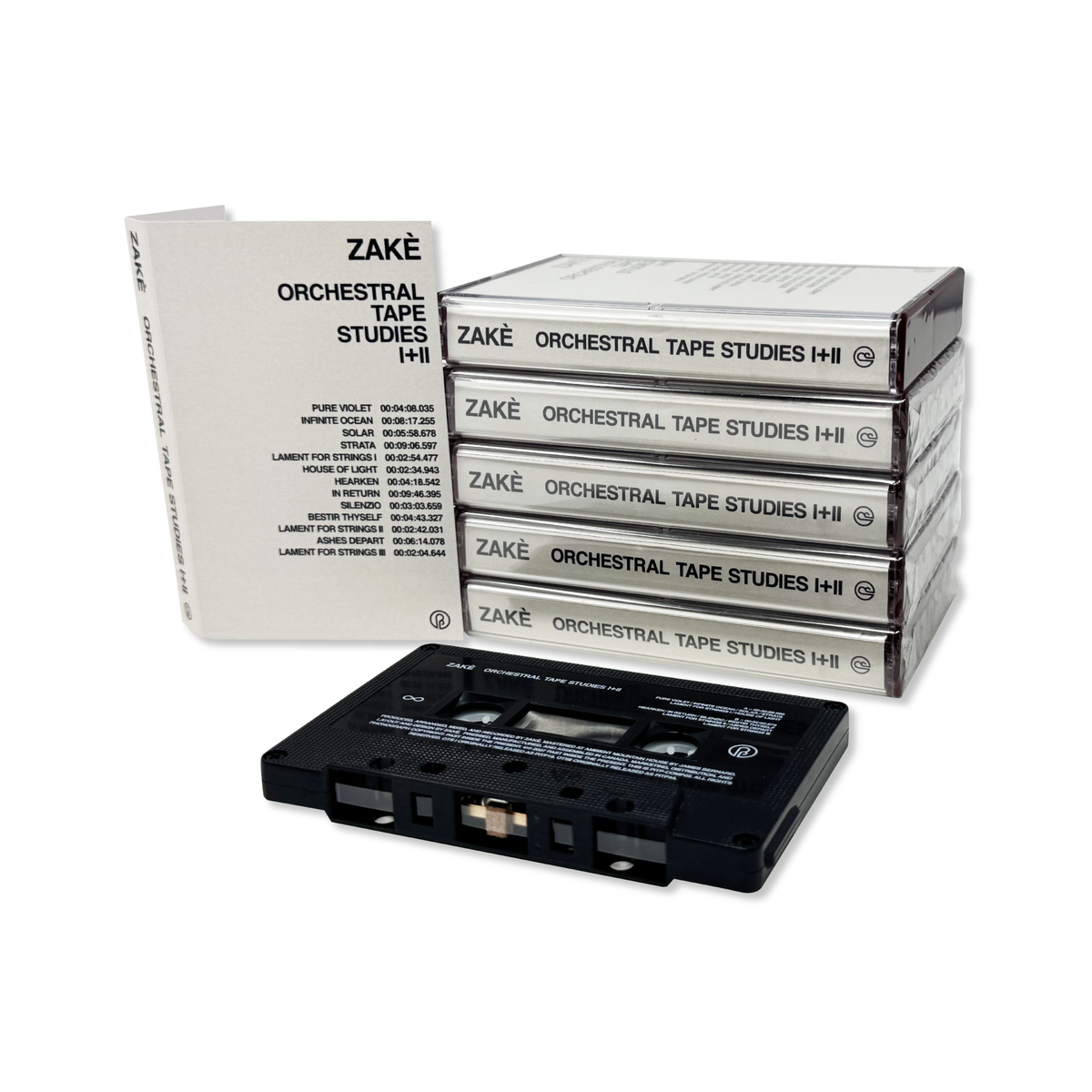 zakè 'Orchestral Tape Studies I+II' [CS]