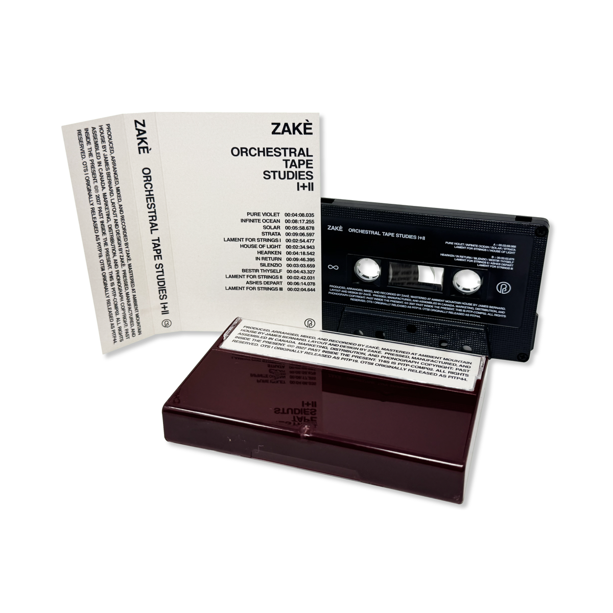 zakè 'Orchestral Tape Studies I+II' [CS]