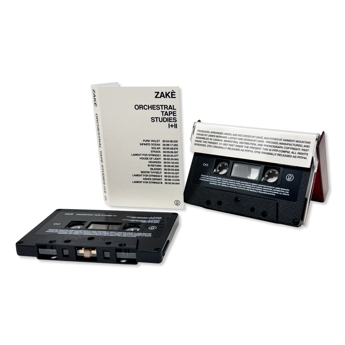 zakè 'Orchestral Tape Studies I+II' [CS]