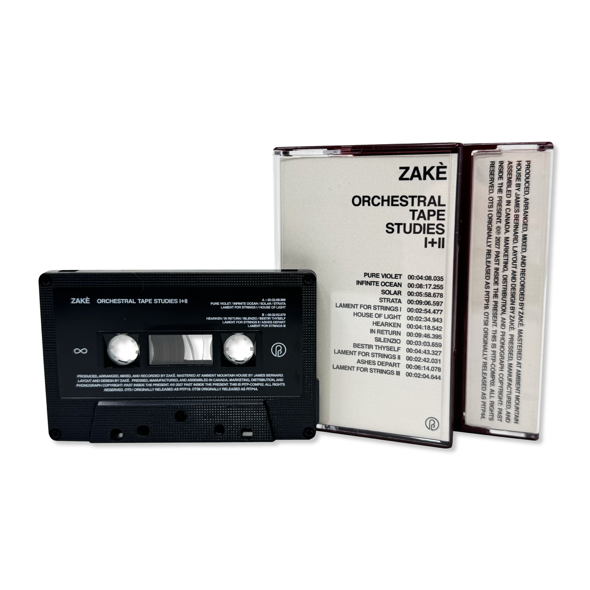 zakè 'Orchestral Tape Studies I+II' [CS]