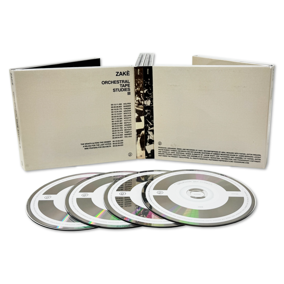zakè 'Orchestral Tape Studies III' [4xCD Boxset]