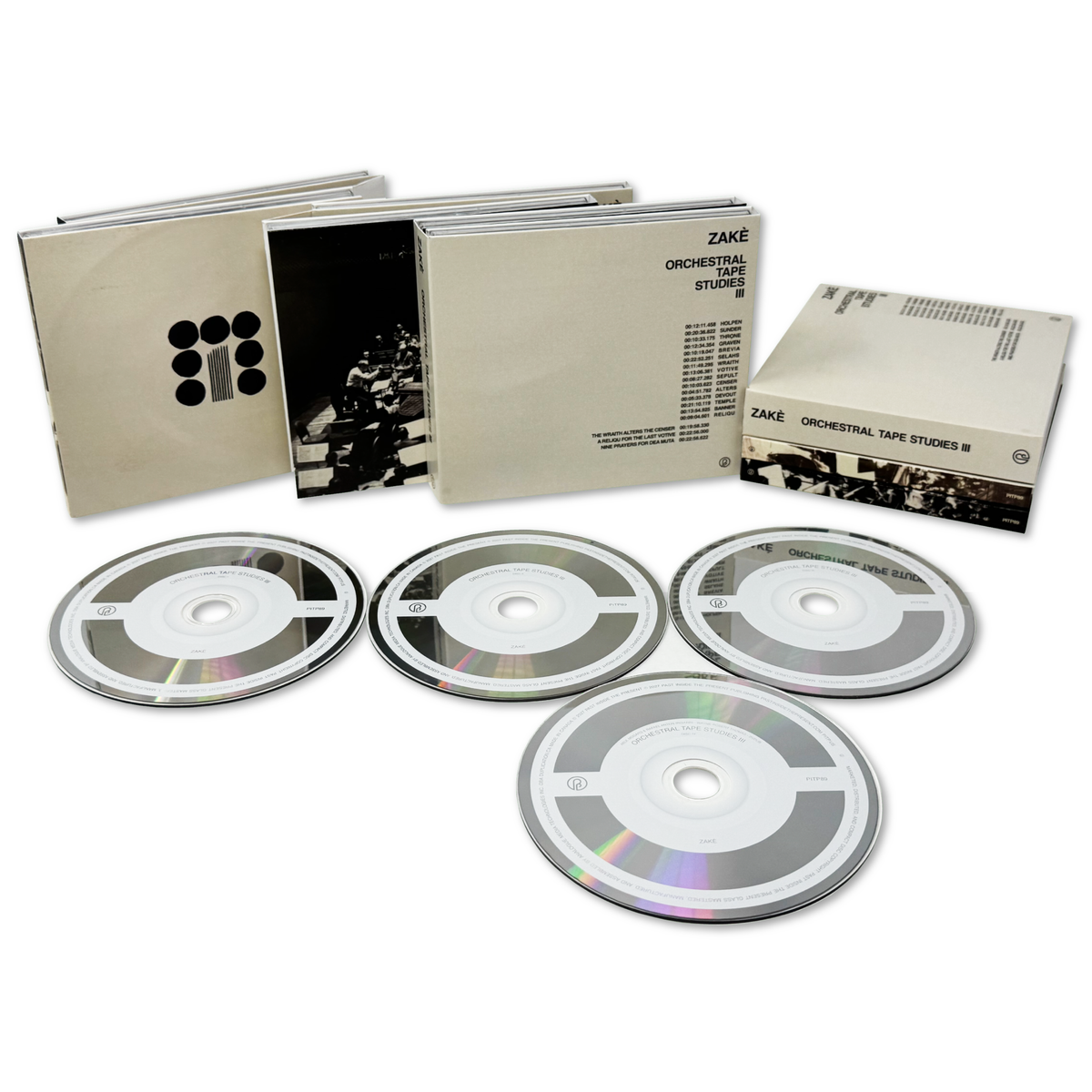 zakè 'Orchestral Tape Studies III' [4xCD Boxset]