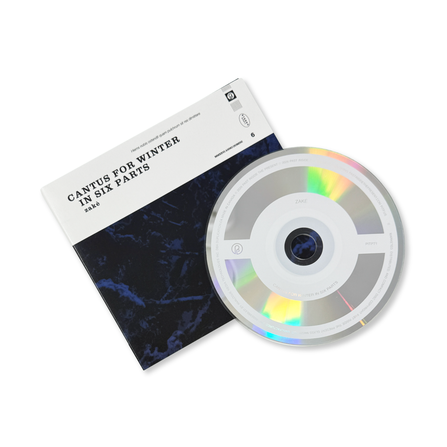 zakè 'Cantus for Winter in Six Parts' [LP/CD/Digital]