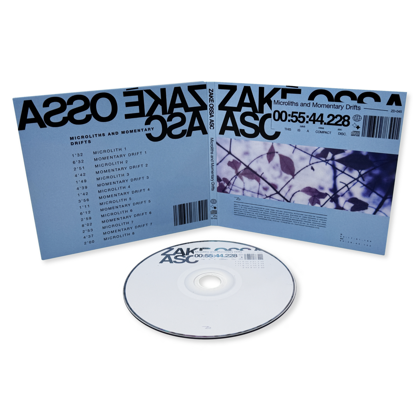 zakè, Ossa, ASC 'Microliths and Momentary Drifts' [CD+7"]